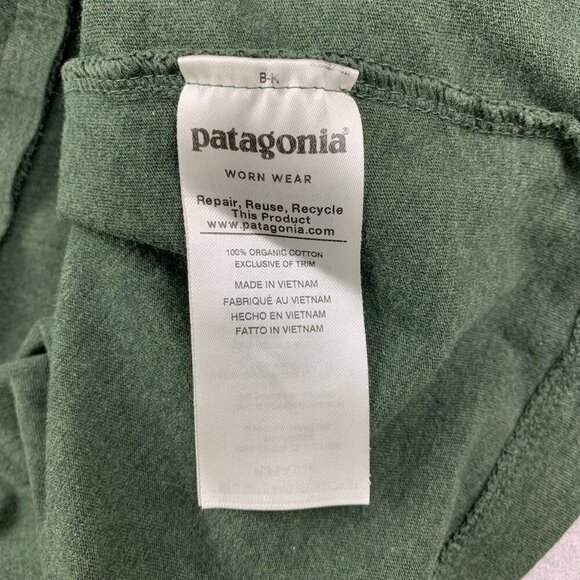 Patagonia Mens Shirt Large Green Daily Henley Long Sleeve Organic Cotton 52260 - Picture 6 of 8